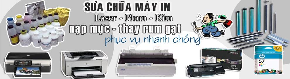 Thay mực, đồ mực máy in chính hãng Thay mực máy in