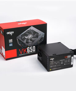 Nguồn máy tính AIGO VK650 - 650W (85 Plus/ Active PFC/ Single Rail)